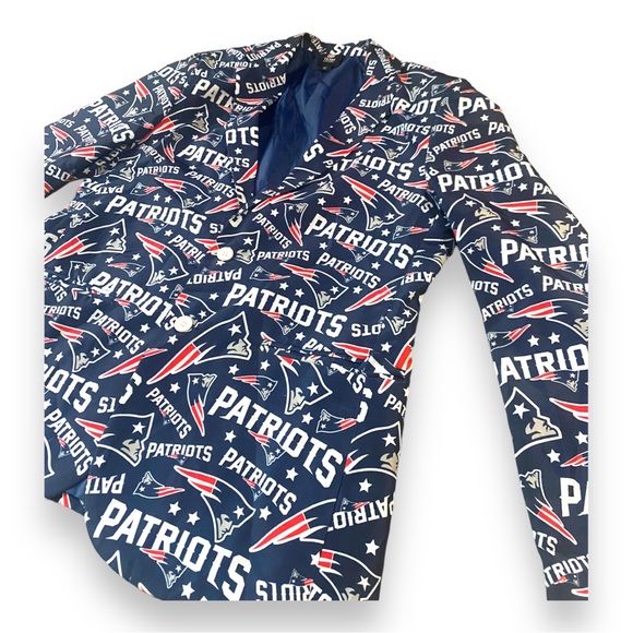 NFL Team Apparel NEW ENGLAND PATRIOTS Blazer Costume Sport Coat Suit Jacket - Picture 3 of 8